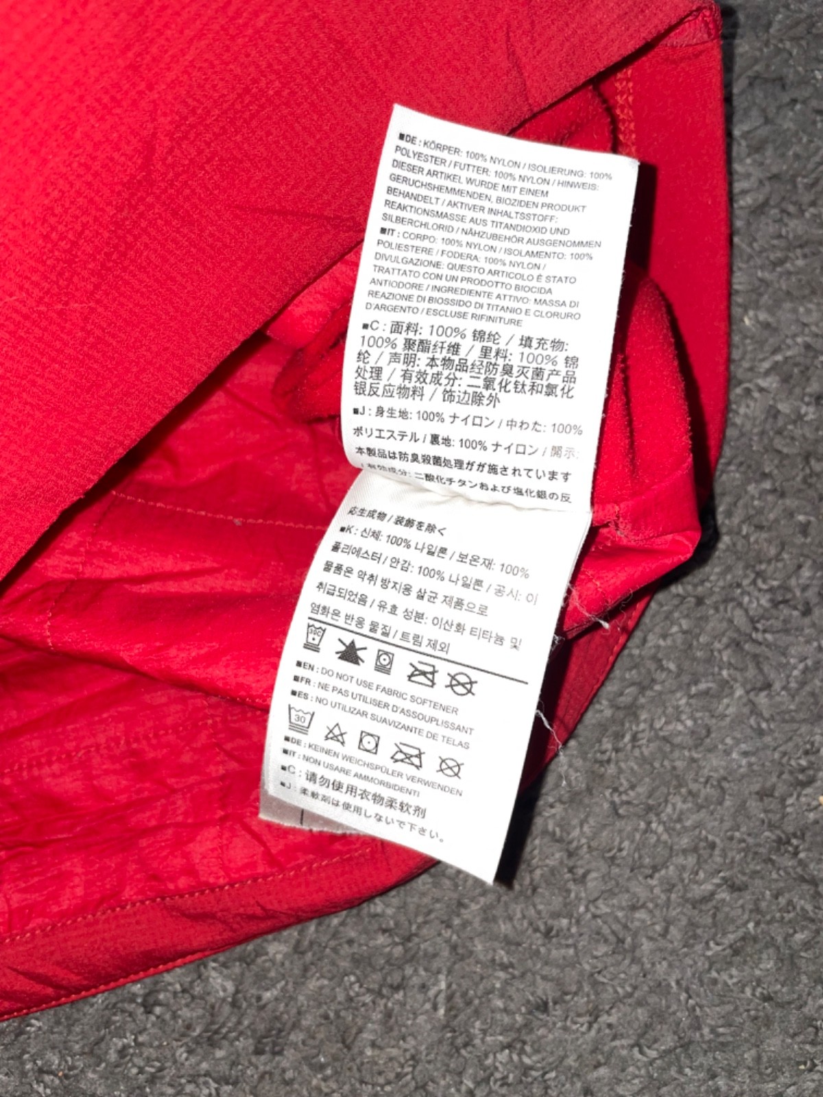 Arc’teryx Atom SL Hoodie Jacket Men’s Medium Red Lightweight