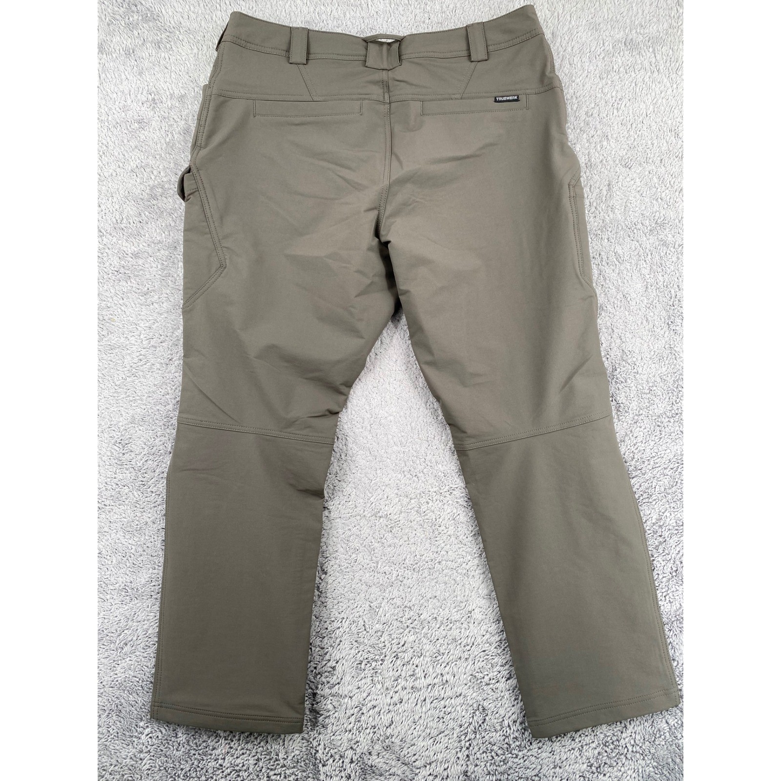 Truewerk T2 Werkpant 38×30 Brown Workwear Technical Tactical Utility Cargo Pants