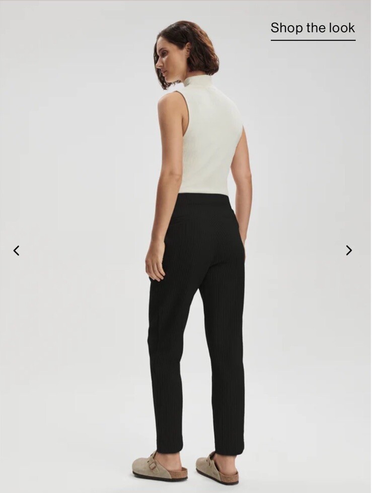 Varley Perrie Tapered Trouser 29.5”- Black, Small- NWT