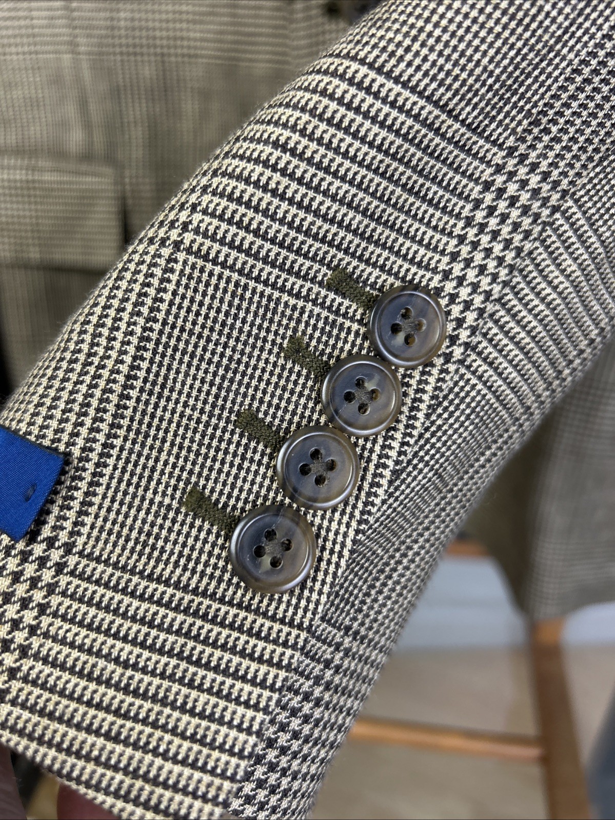 POLO RALPH LAUREN 44R Linen Glen Check Sport Coat Jacket Tweed Houndstooth BNWT