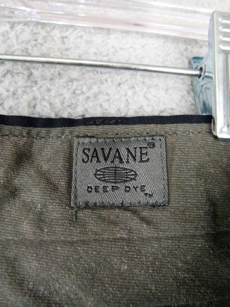 Savane Mens Size 32×30 Black Process 2000 Pleated Dress Pants