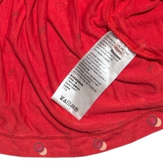 Maeve Anthropologie Red Polka Dot Ruffle Tie Neck Balloon Sleeve Blouse XS