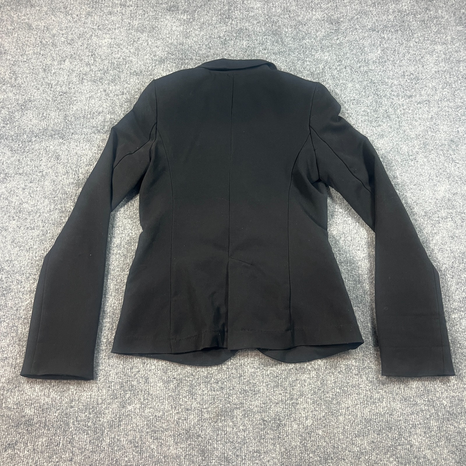Ambiance Apparel Blazer Jacket Womens Small Black Fitted Stretch Business Formal