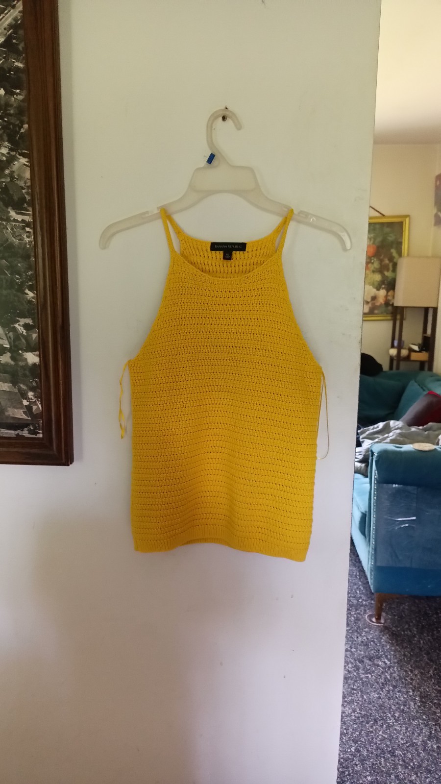 Banana Republic Women’s XS crochet top yellow