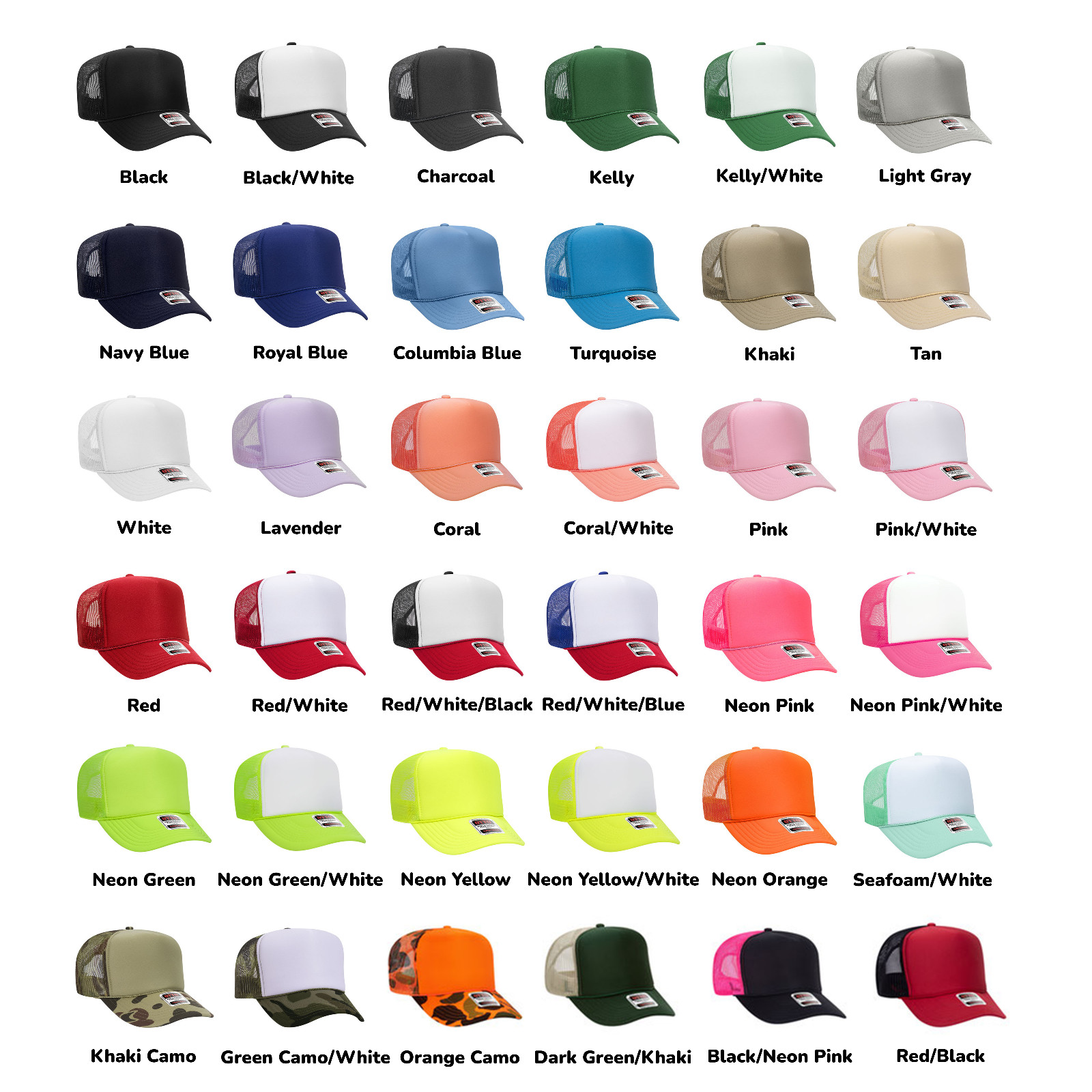 Custom 3D Puff Vinyl Trucker Hat | Personalized Text Foam Cap | Made to Order