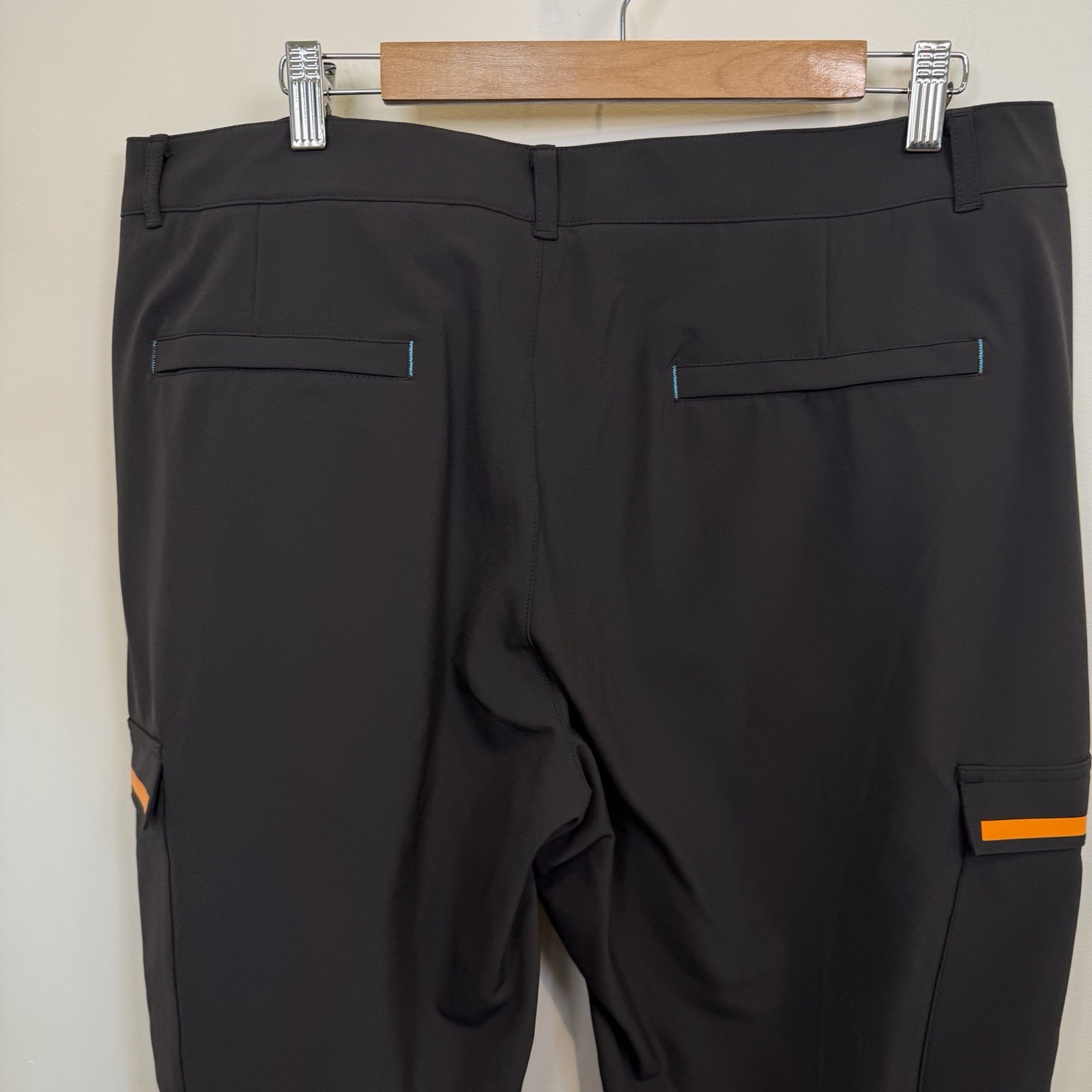 Castore McLaren Pants Mens 36×32 Gray Indy Racing Cargo Performance Lightweight