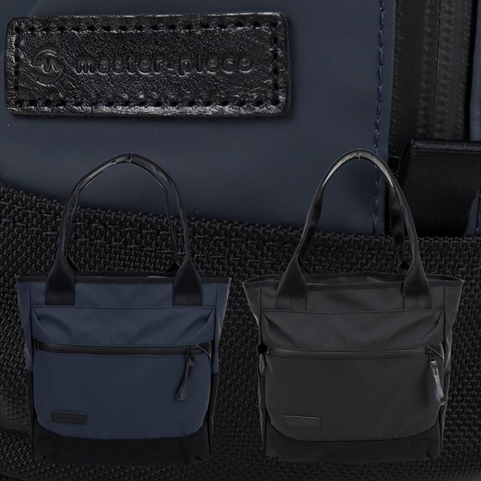 Master-Piece Masterpiece MSPC slick Tote bag Navy 02483 Made in Japan