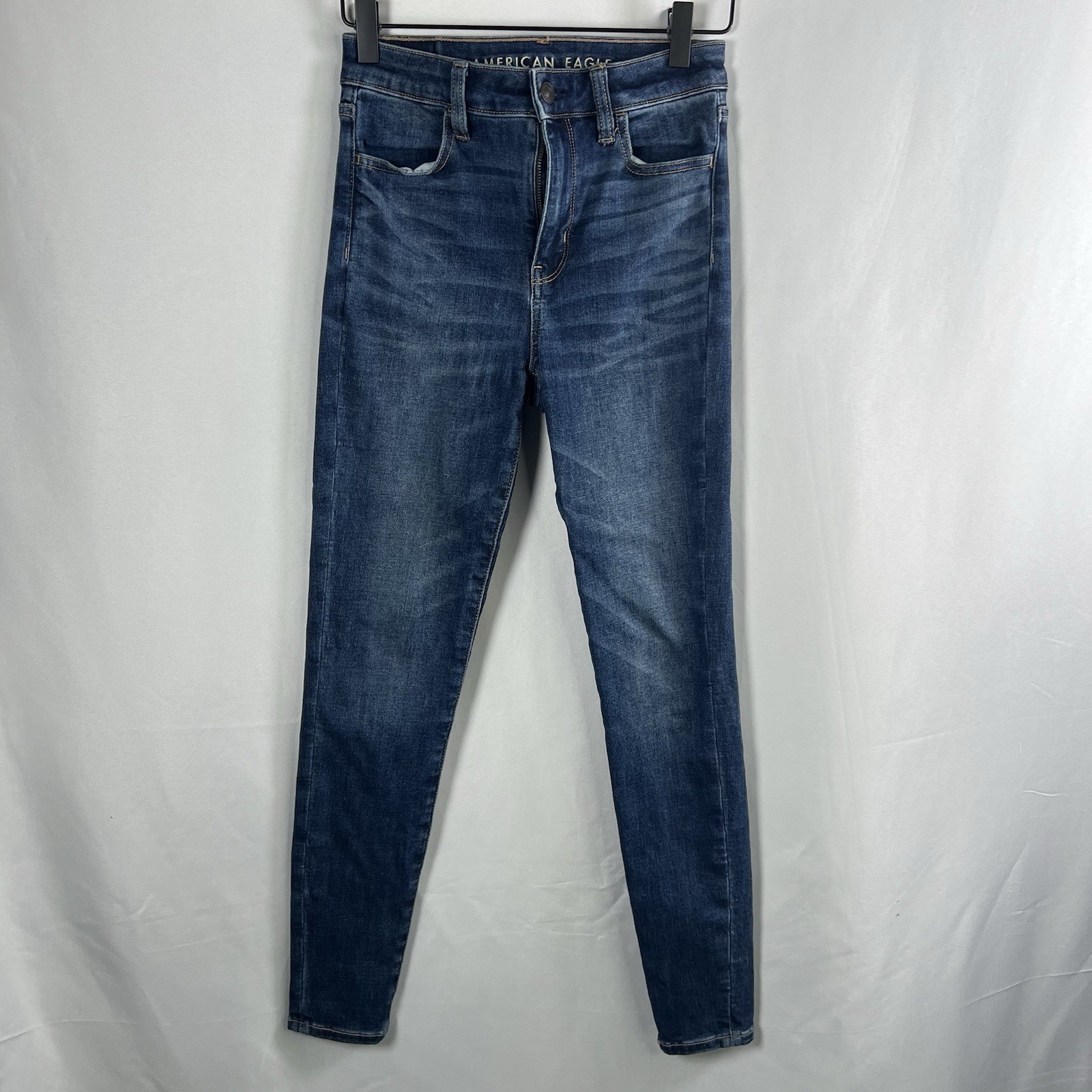 American Eagle Next Level Stretch Super Hi-Rise Jegging Women’s 0 Short Blue