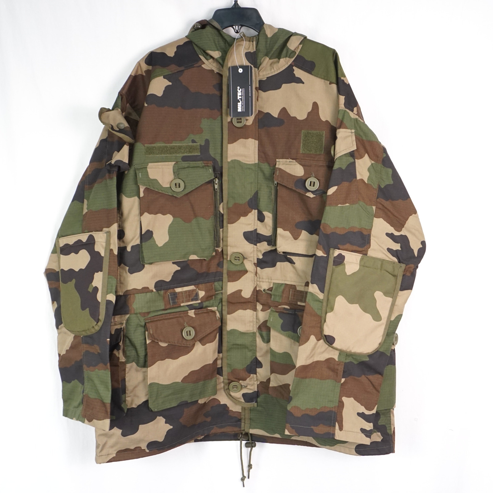 Mil-Tec Lightweight Smock Military Parka CCE In Green Camo Men’s Size XXL