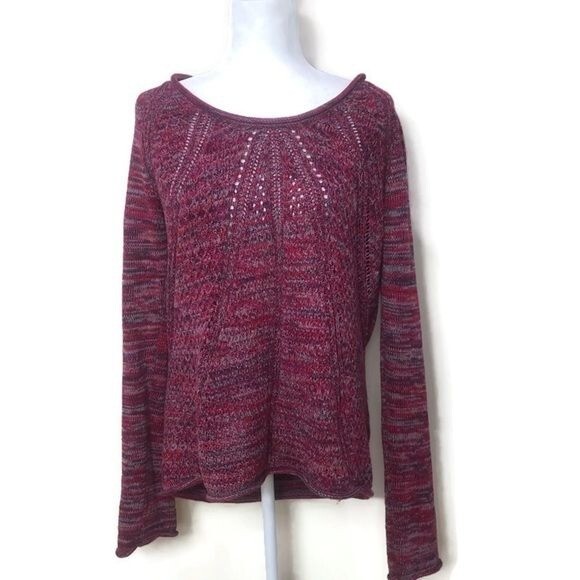 Calvin Klein Jeans Knit Mauve Sweater Medium