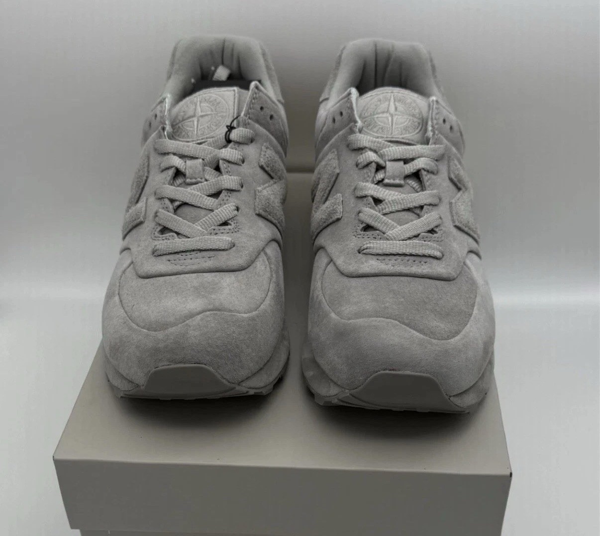 Stone Island x New Balance 574 Ghost Light Gray (2026) Men Size 12 U574BSSG.