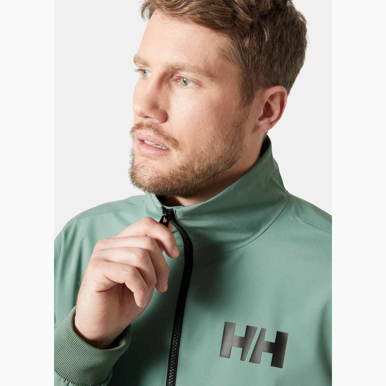 NWT Helly Hansen Men’s HP Racing Bomber Jacket Windbreaker, Cactus Green, Large