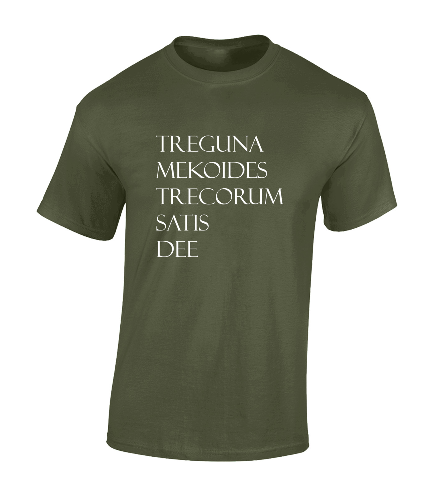 TREGUNA MEKOIDES MENS T SHIRT COOL MAGIC SPELL RETRO COMEDY FUNNY FILM TOP