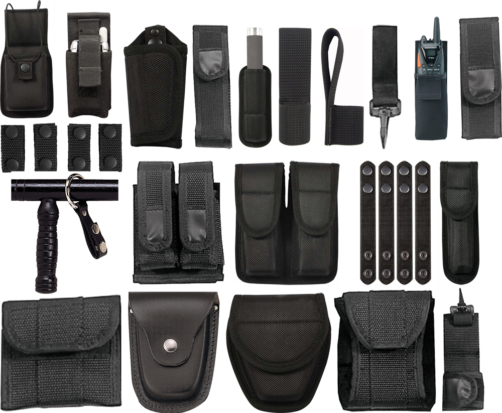 Duty Gear Pouches Rigs for Uniform Belt, Police Security Law Enforcement EMT EMS