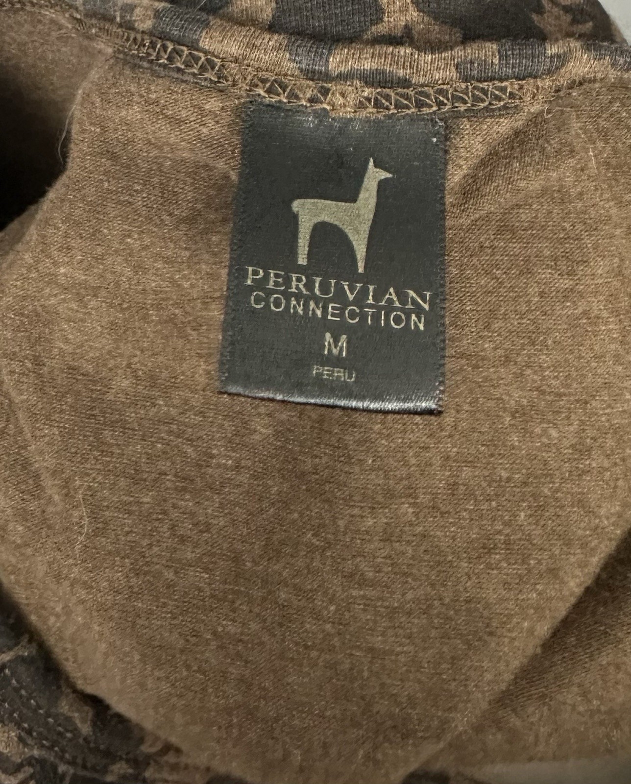 PERUVIAN CONNECTION TOP – Pima Cotton – Women’s Size Medium M
