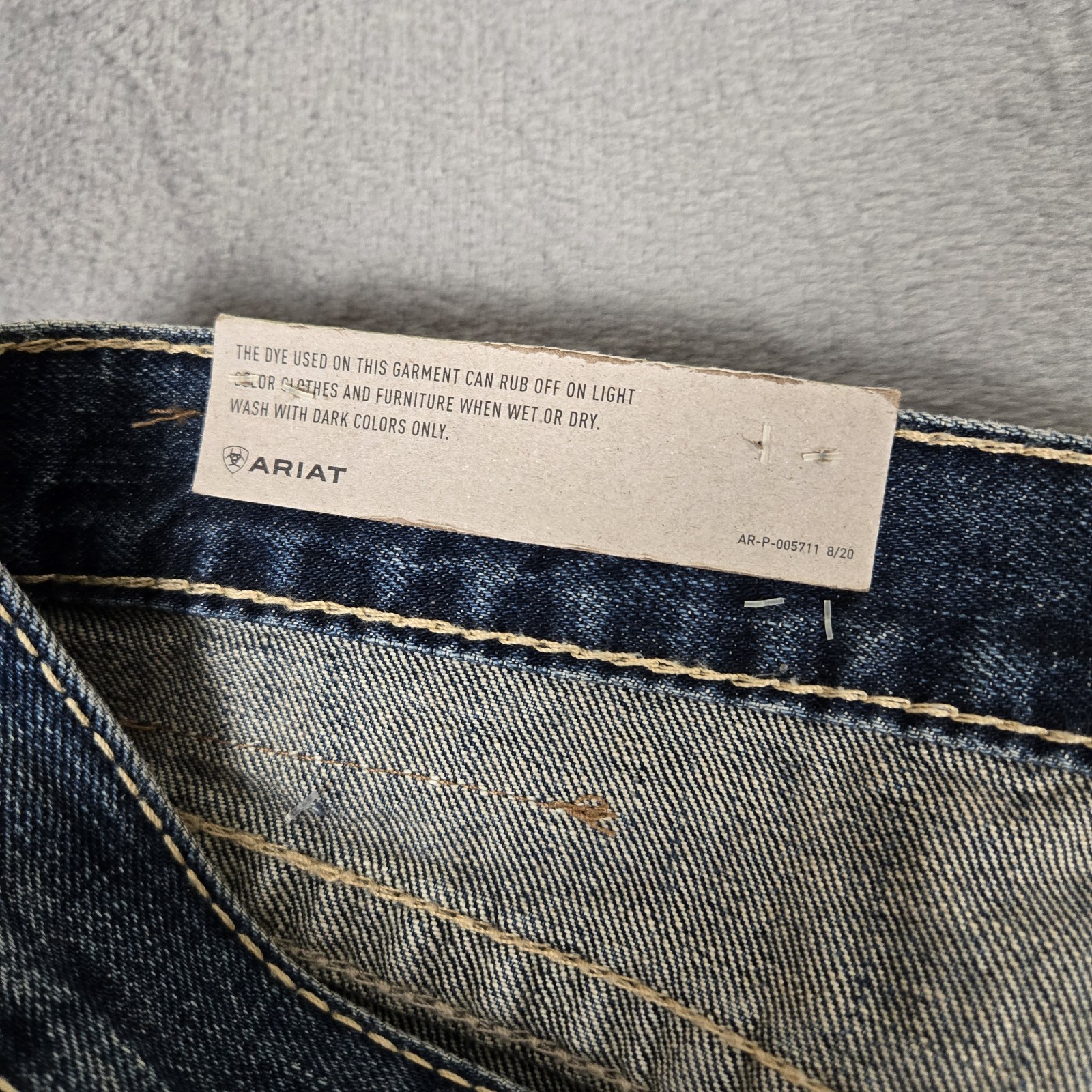 Ariat Jeans Mens 34×36 M4 Relaxed Bootcut Denim Gulch Blue Cowboy Western NWT