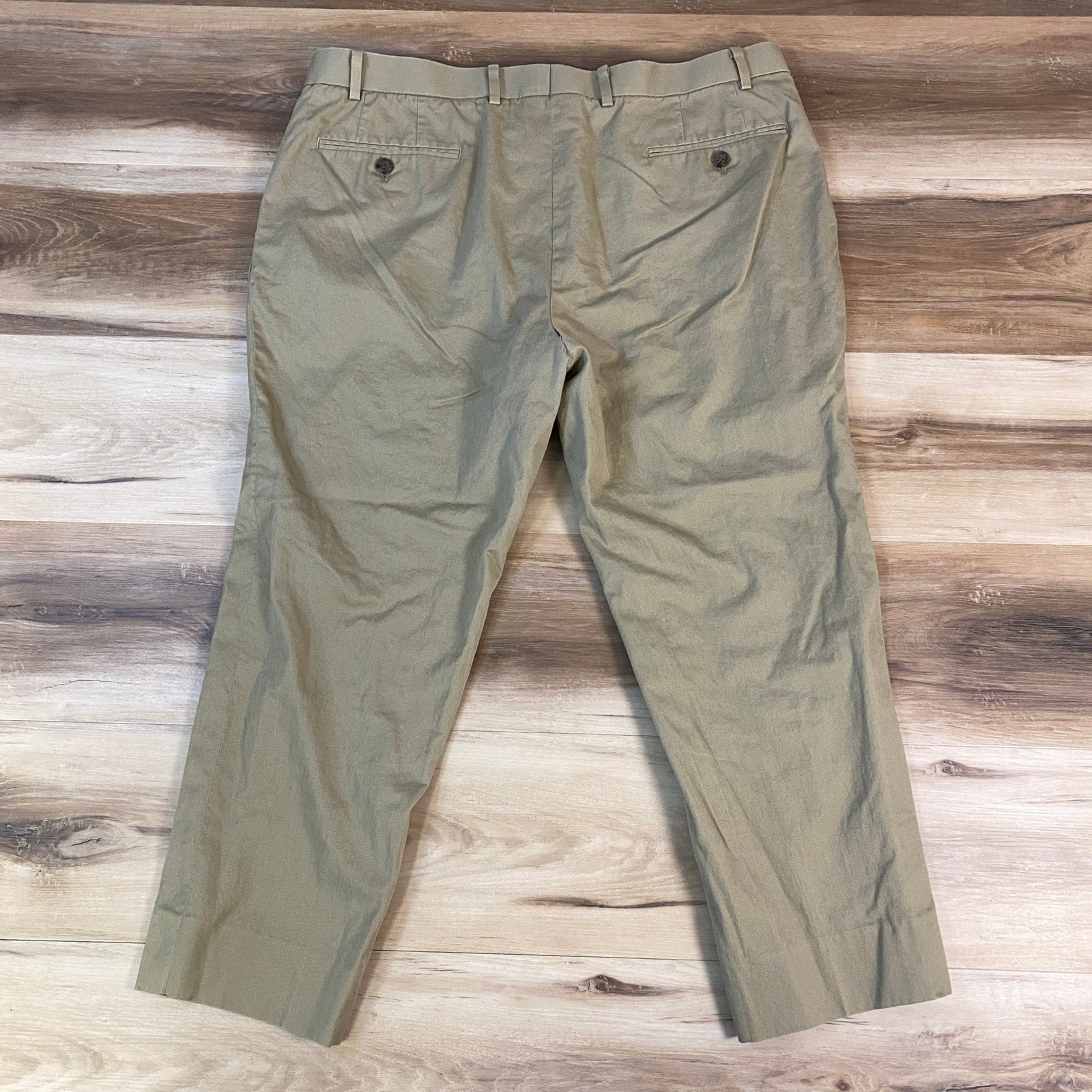 Indochino Chino Pants Mens 35×25 100% Cotton Straight Khaki Tan Classic