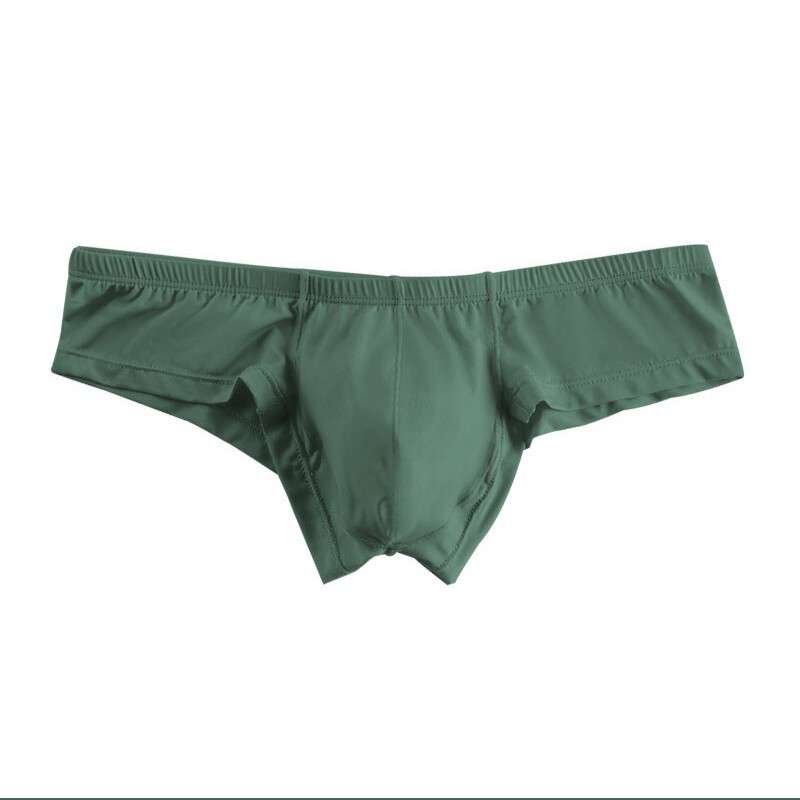 Men Sexy Low Waist Half Hip Wrap Bikini Briefs Underwear Pouch Panties Shorts US