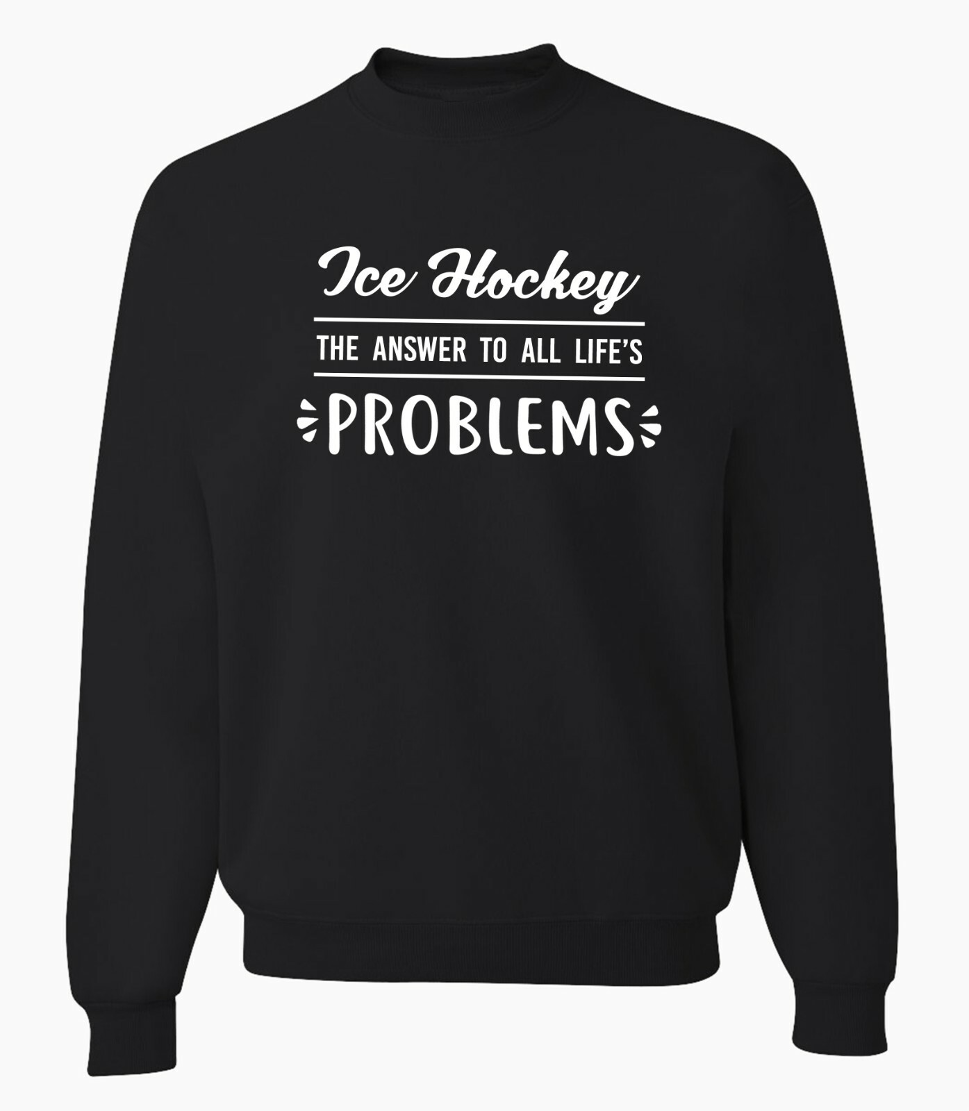 Ice Hockey Sweatshirt Funny Hockey Player Gift Sweater
