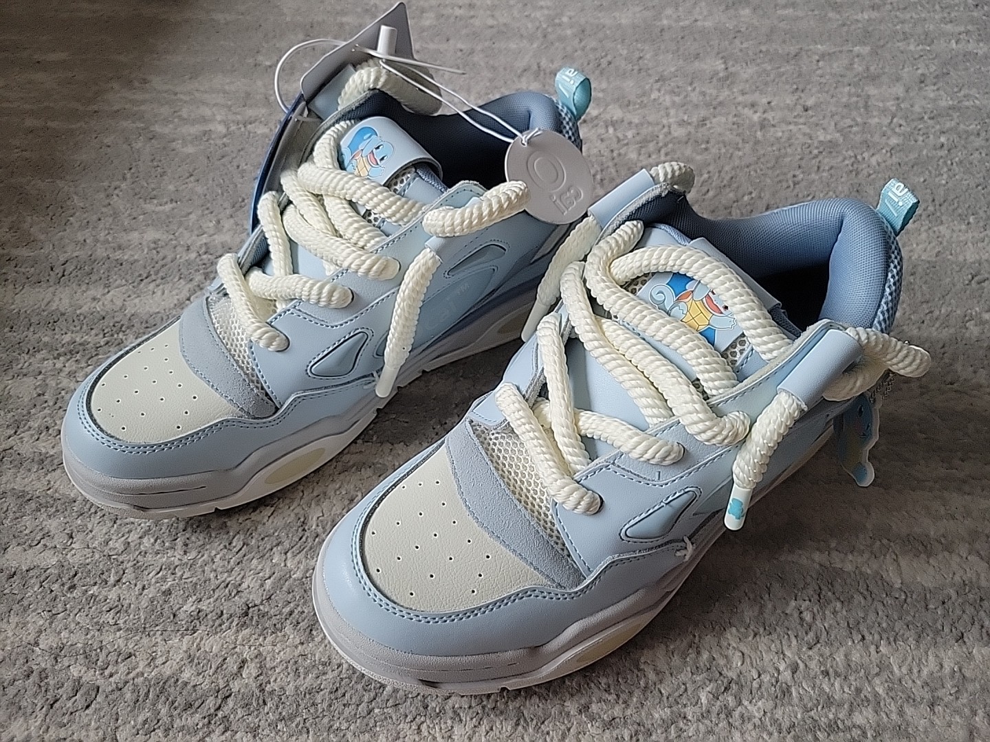 Rare Ocai Chinese Exclusive Squirtle Retro Sneaker Size 46, US Mens 12 US Seller