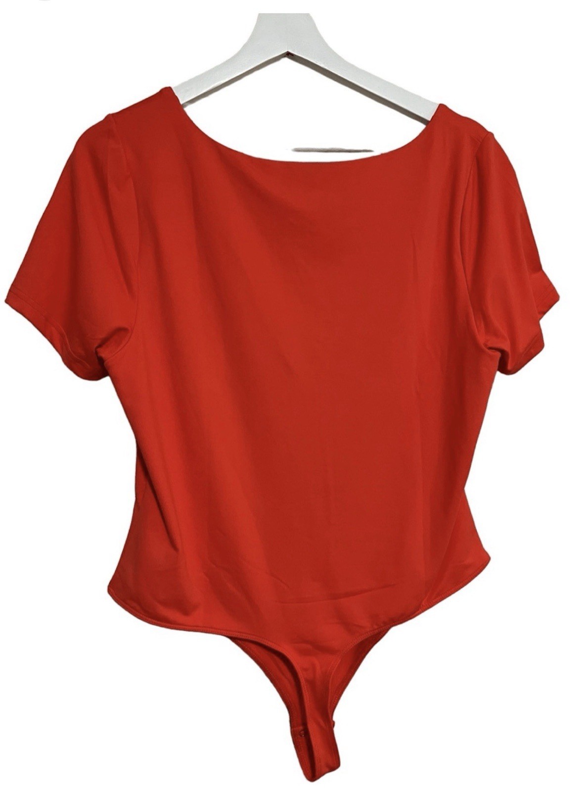 Sophia Intimates By Sophia Vergara Short Sleeve bodysuit Red XL