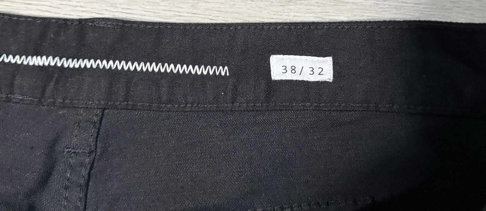 First Row Downtown La Racing Slim Fit Jeans Men’s Size 38×32 Black Patchwork NWT