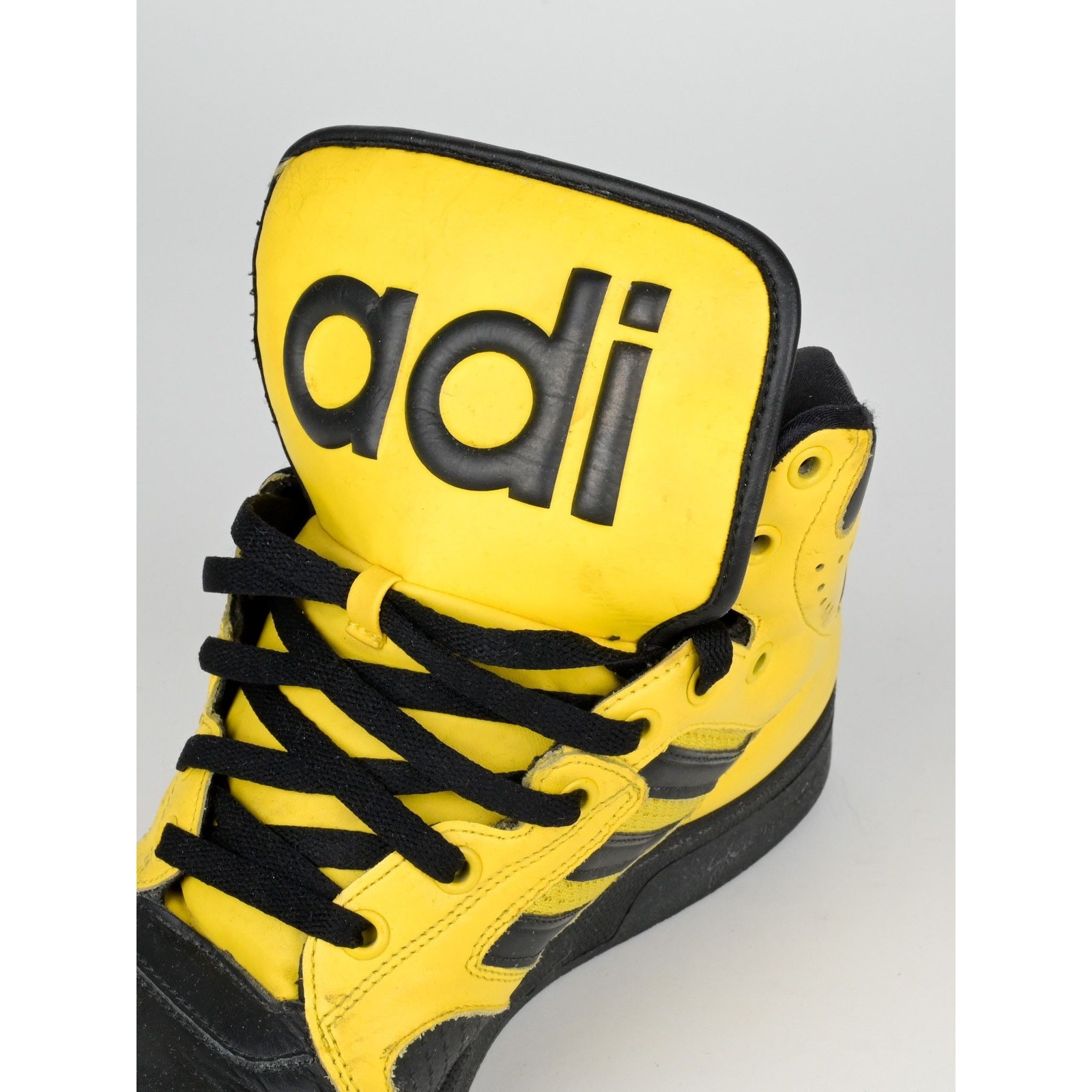 Adidas x Jeremy Scott S/S 2012 Instinct Hi (Black/Yellow) – Size 10