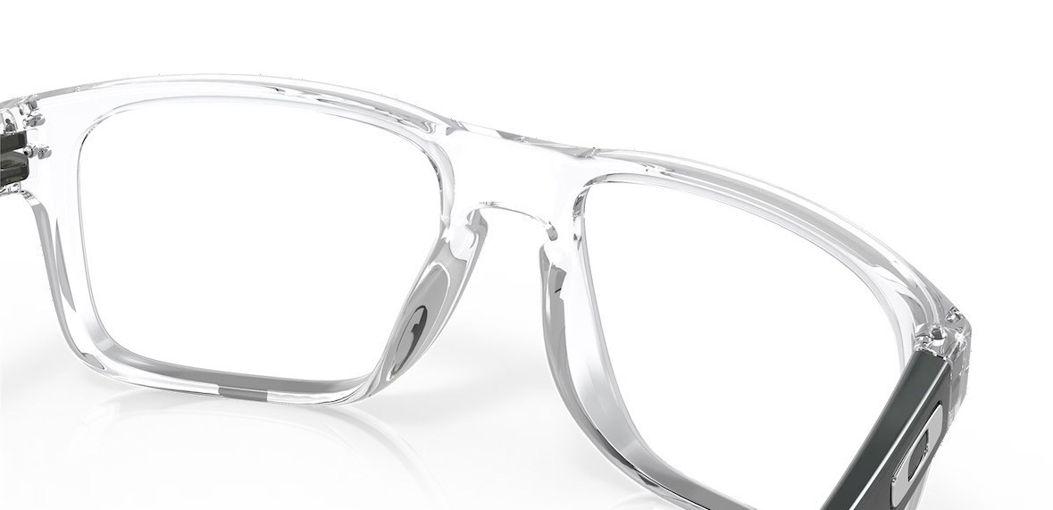 Oakley Holbrook Polished Clear Frame M (131mm) Fit Regular – High Bridge Fit