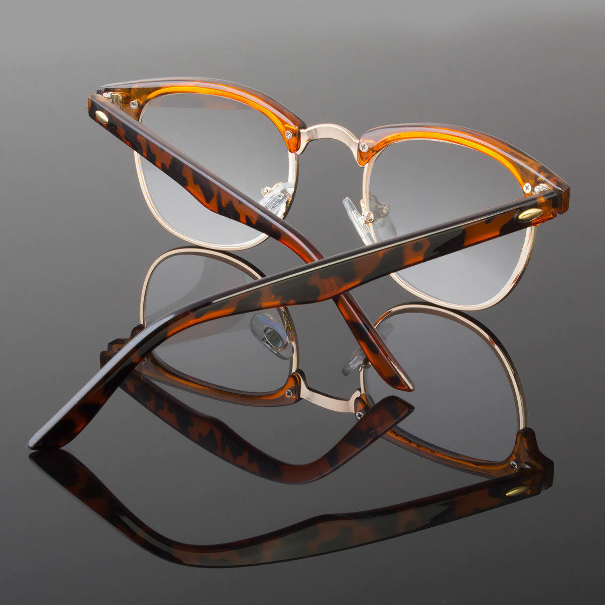 Interview Smart Clear Lens Glasses Fake Vintage Nerd Geek Retro Hipster UV 100%