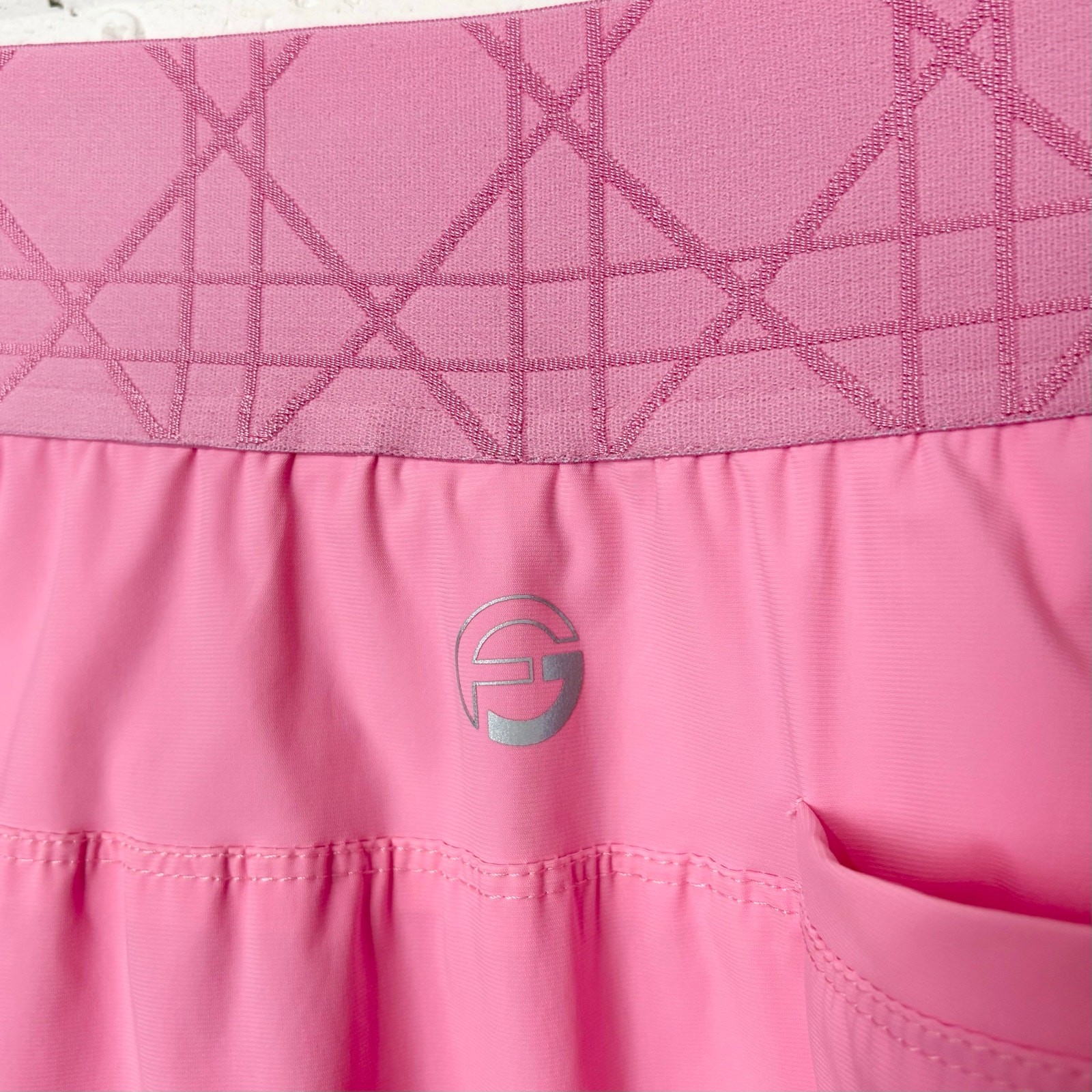 Foray Elastic Wide Waistband Skort A-Line Built In Shorts Sachet Pink Size Small