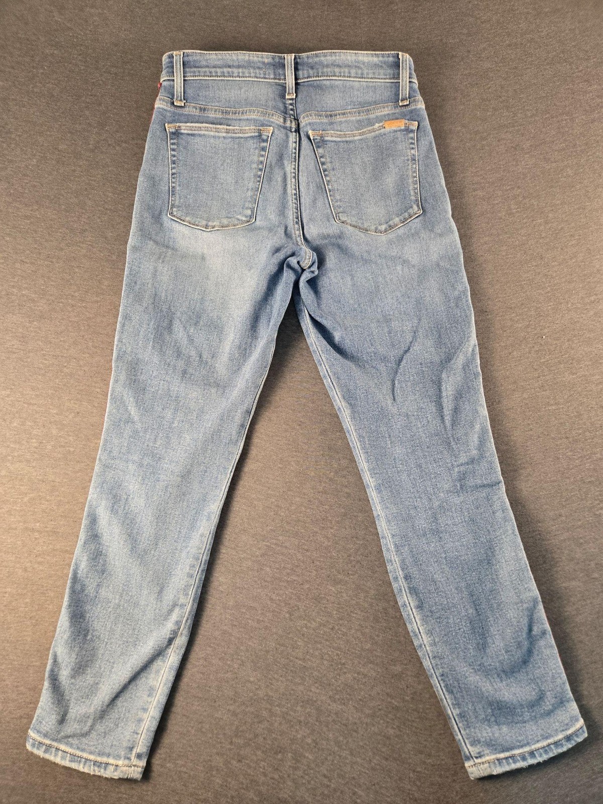 Joe’s Jeans Womens 28 The Charlie High Rise Skinny Ankle Side Velvet Stripe