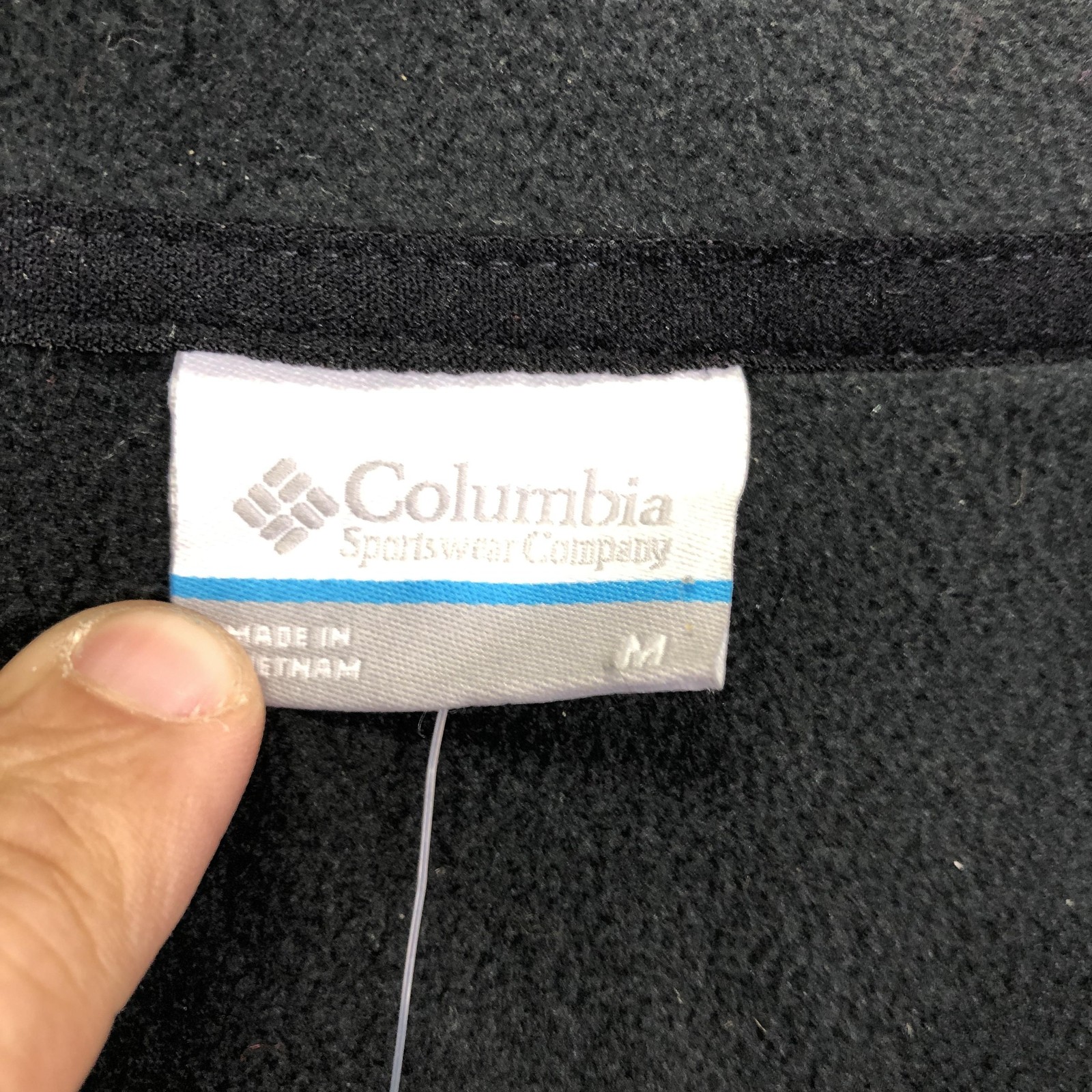 Columbia Jacket Mens M Black Omni-Shield Bowen Lake II Softshell Full Zip Hiking