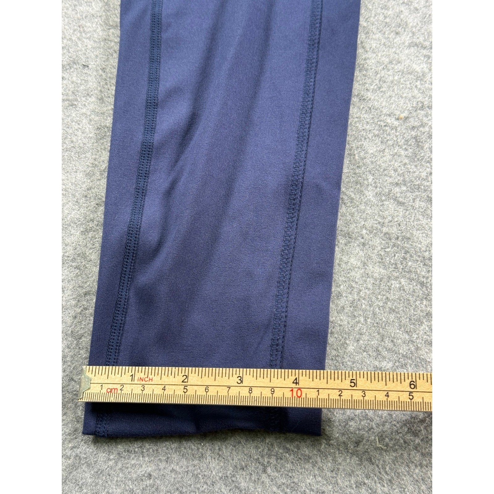 32 Degrees Cool Leggings Medium Blue High Rise Side Pocket TLBASHB02RT-664-M