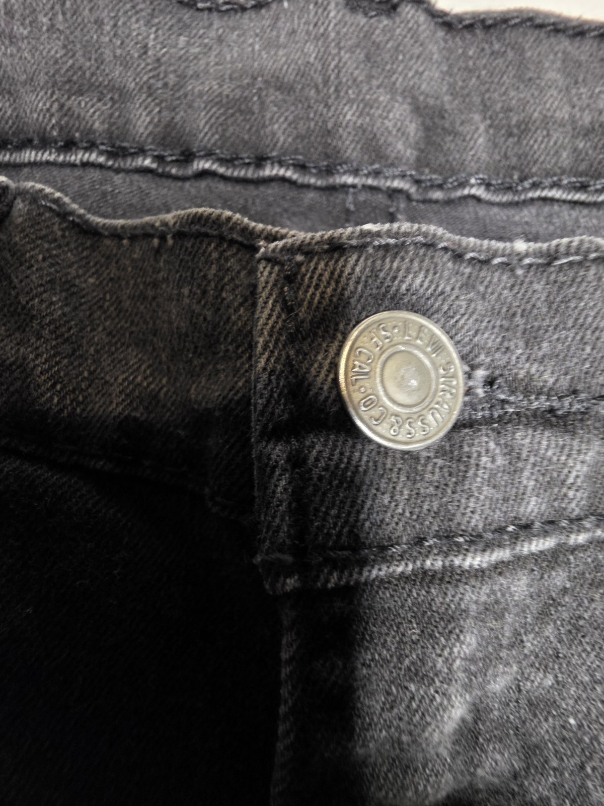 Levis 511 Slim Fit Jeans Mens 32×32 Black Native Cali Flex Denim 04511-1907