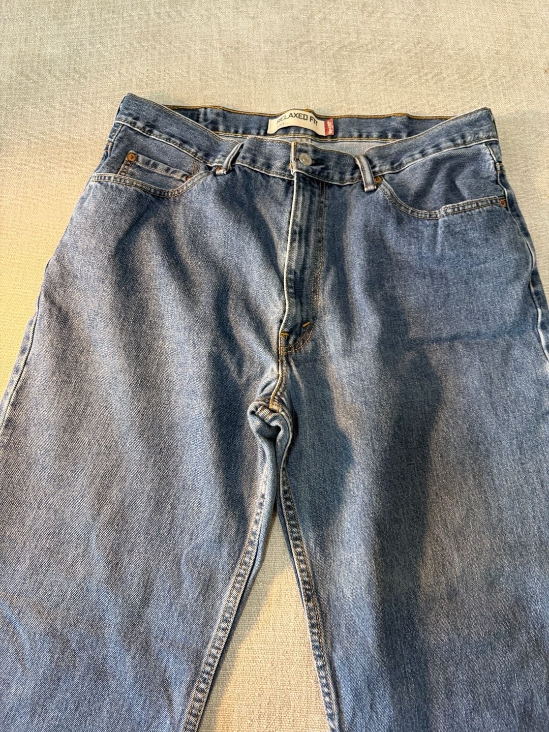 Levi’s 550 Relaxed Fit Jeans Blue Medium Wash 38×34