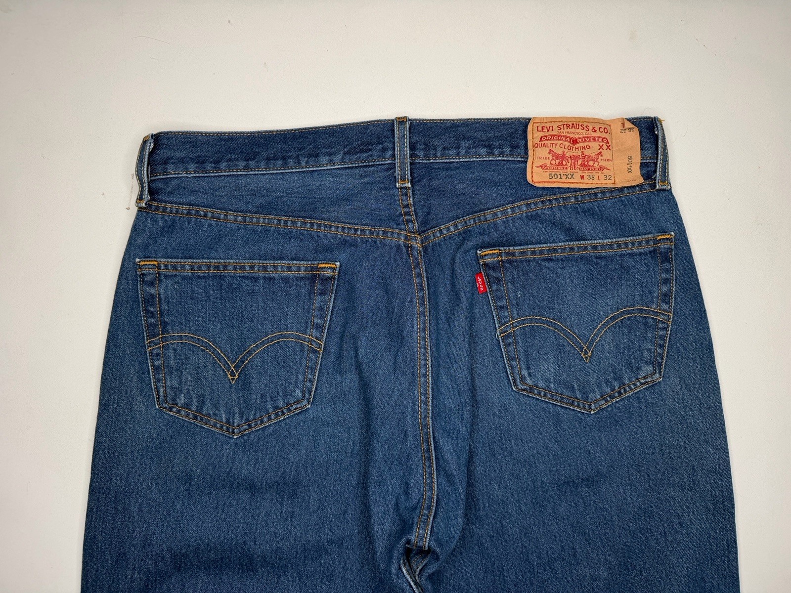 Vintage Levi’s 501 Button Fly Straight Leg Denim Jeans 36 x 30*
