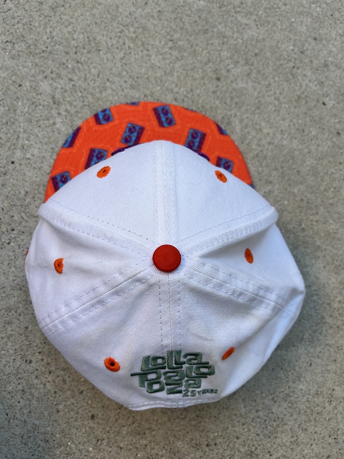 Unisex Lollapalooza Anniversary Snapback Hat New Era Multicolor One Size Fest