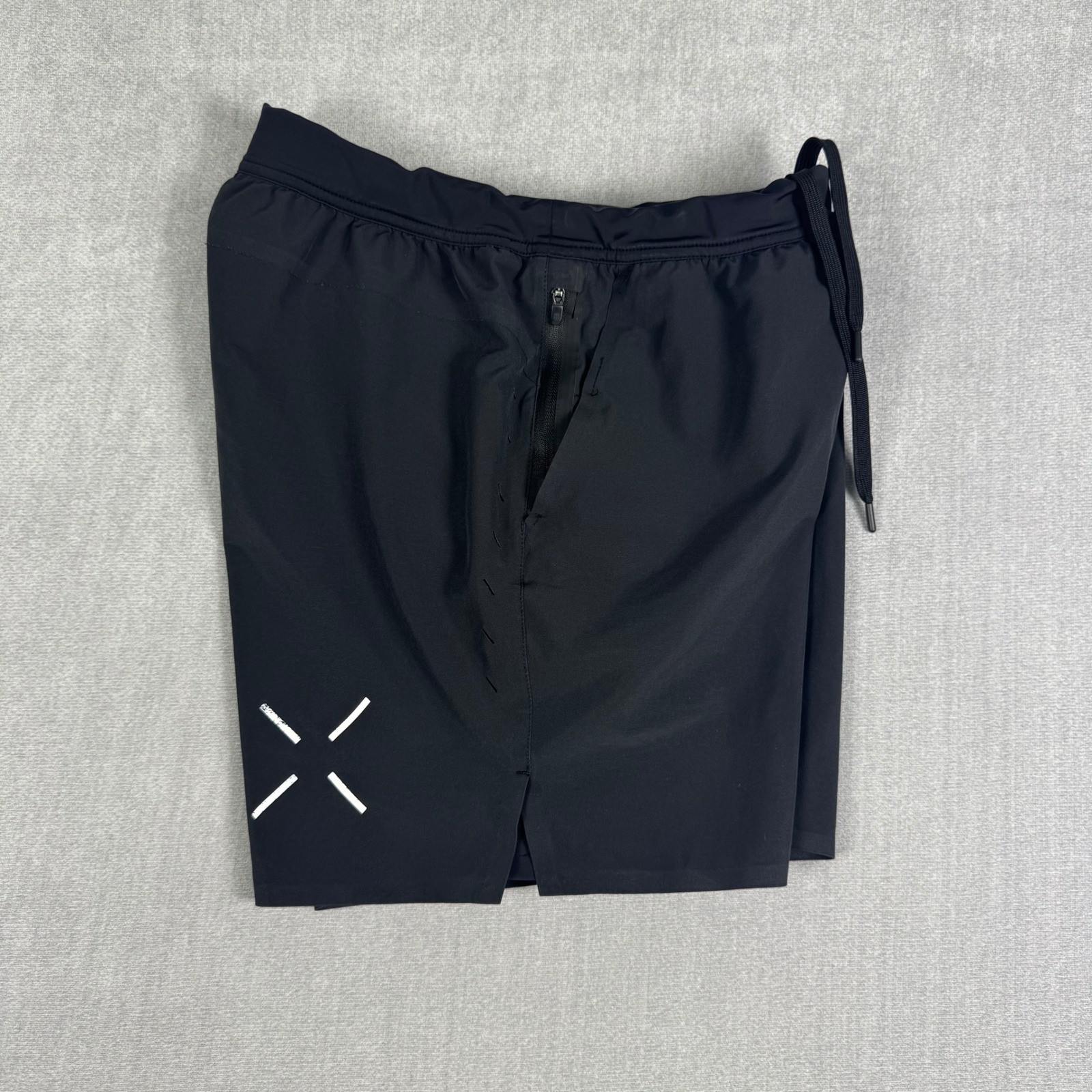 Ten Thousand The Interval Short Mens Small 7 Inch Black Lined Training Shorts