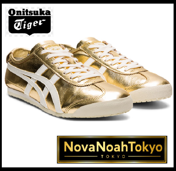 Onitsuka Tiger Mexico 66 GOLD WHITE 1183B566 201 Sneakers From JAPAN