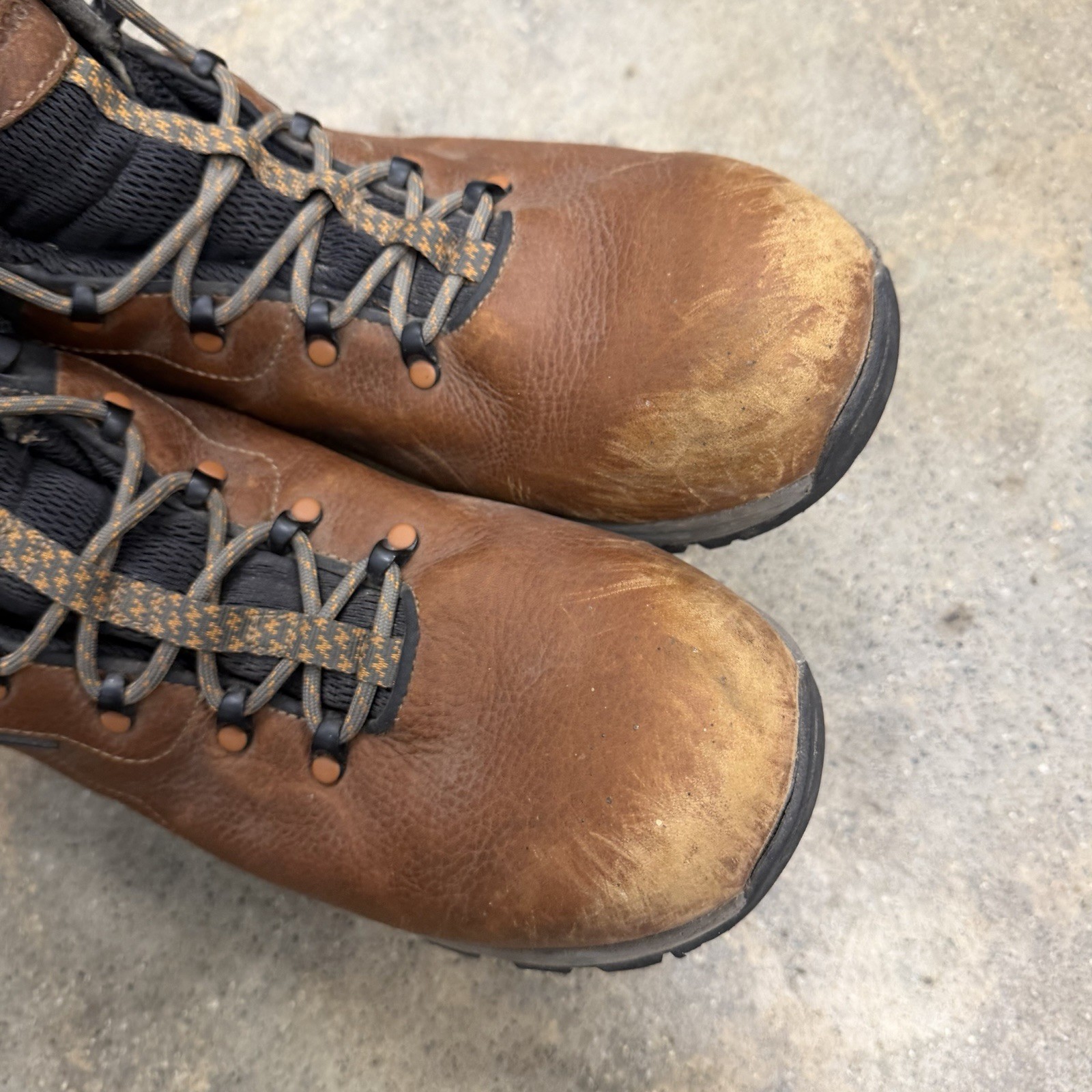 Georgia Boot Eagle Trail Alloy Toe Waterproof Hiker Work Boots Size 14 M