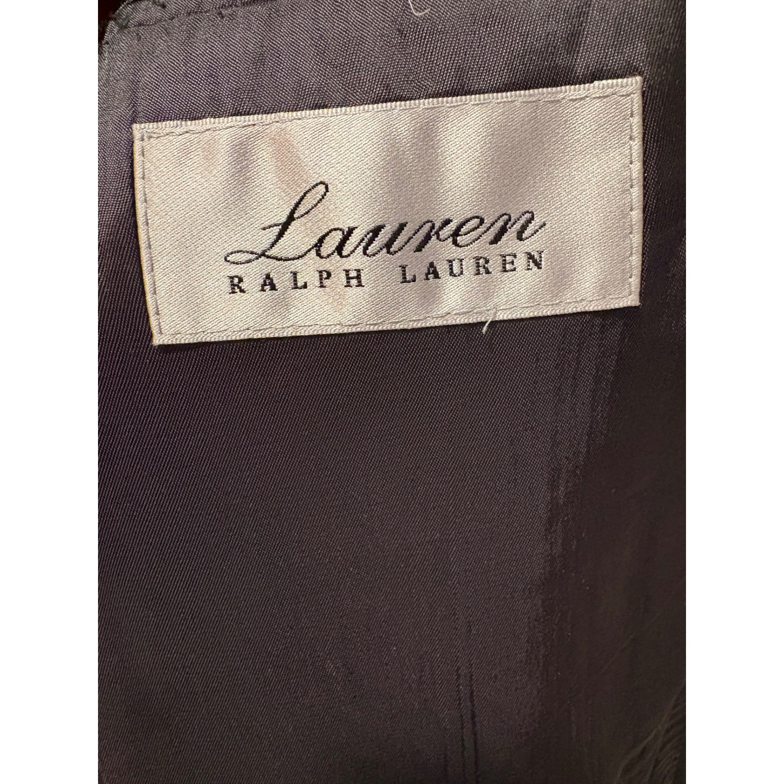 Lauren Ralph Lauren Mens 44R Black 100% Wool 2 Button Blazer Sport Coat Jacket