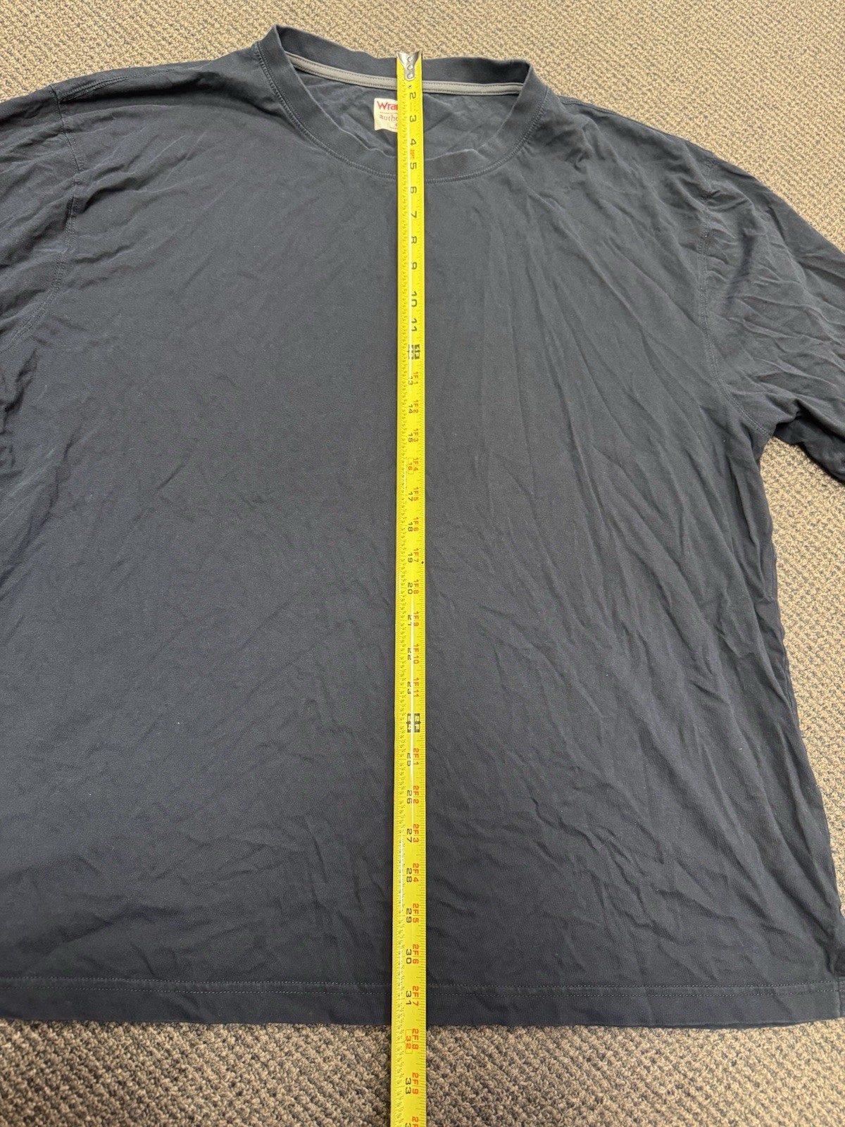 Wrangler T Shirt Men’s 4XL Black Pocket Tee Short Sleeve Casual