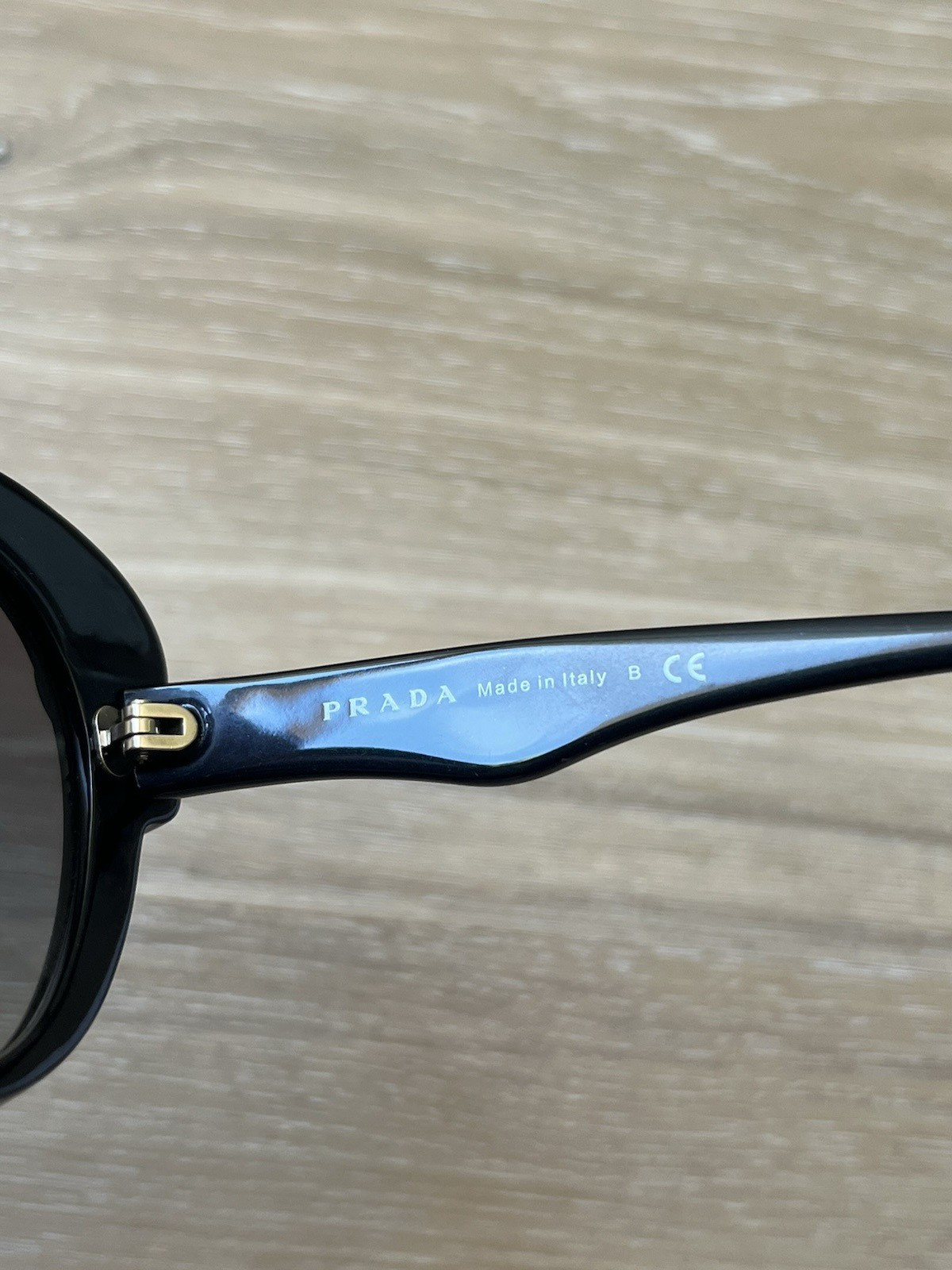 Prada Baroque Cat Eye Sunglasses Black SPR 28N 56-19-140