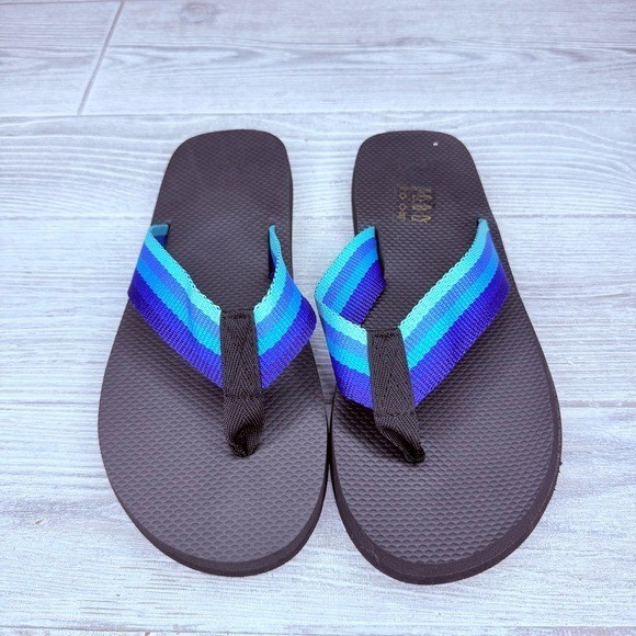 Funny flip flops that make marks in the sand men’s sizing see chart shoes nwot