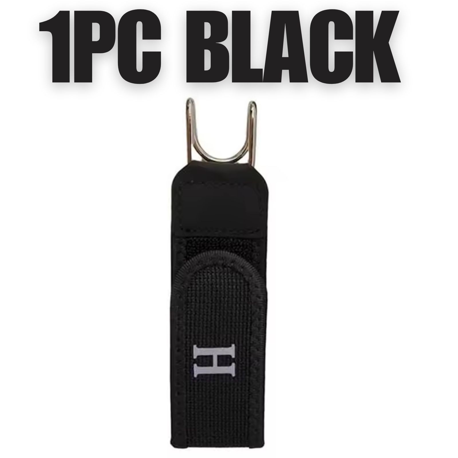 2PCS Tactical Metal Hook Elastic Belt Buckle-Less Invisible Waist Belt Closure