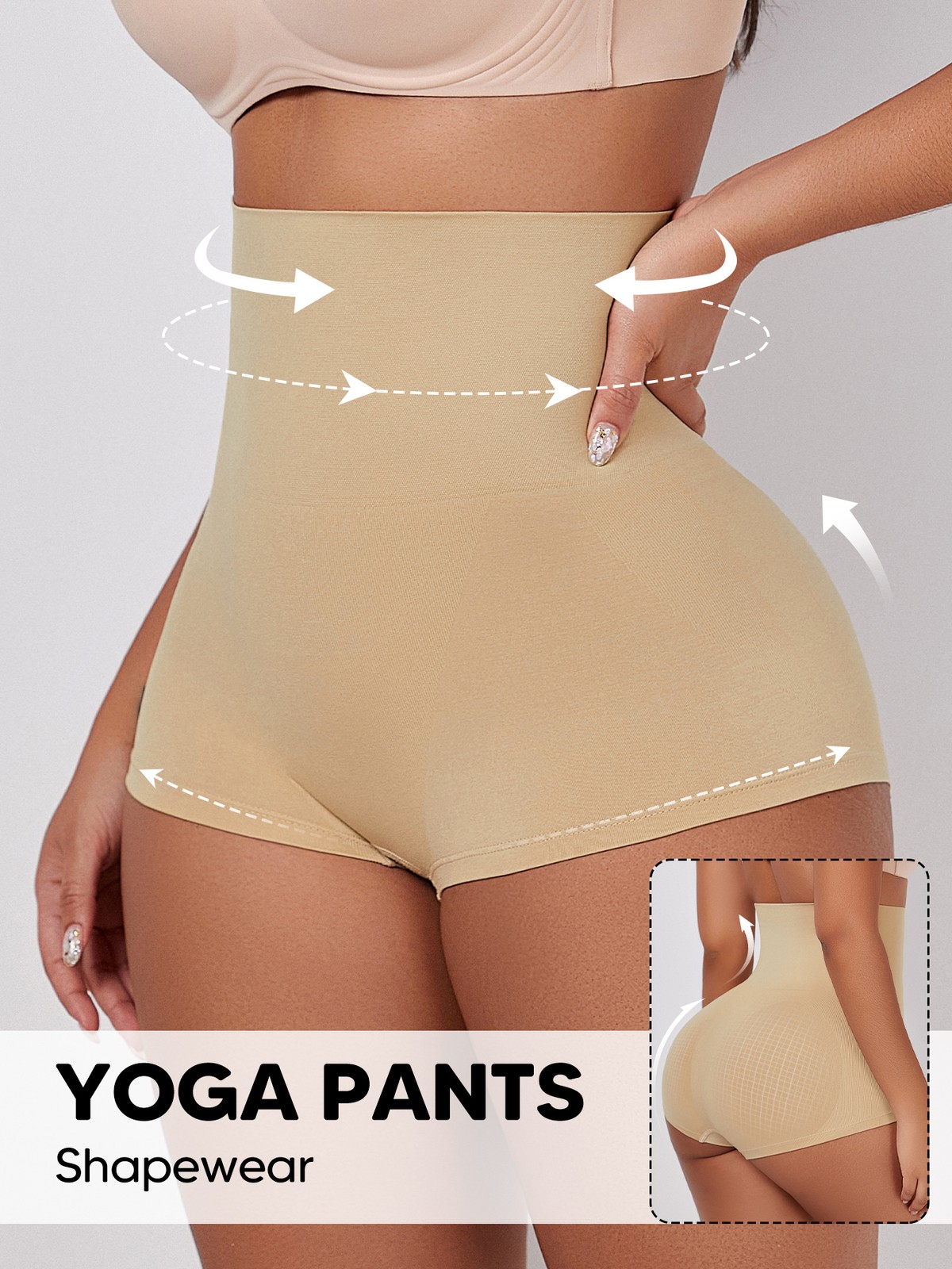 Women Tummy Control Shapewear High Waisted Body Shaper Shorts Slimming Panties