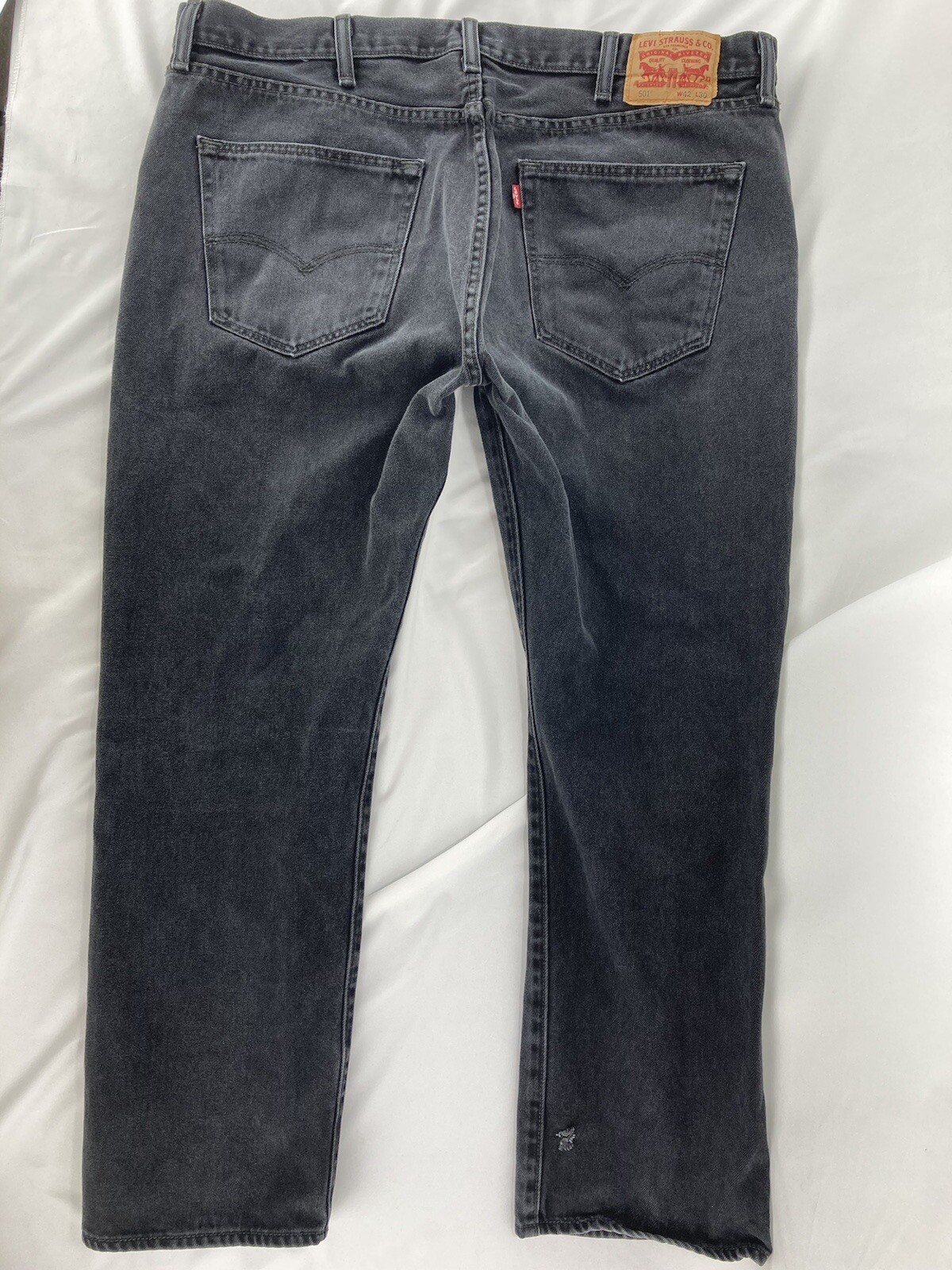 Levi Strauss Men’s Black Jeans Size W42 L30 Button Fly
