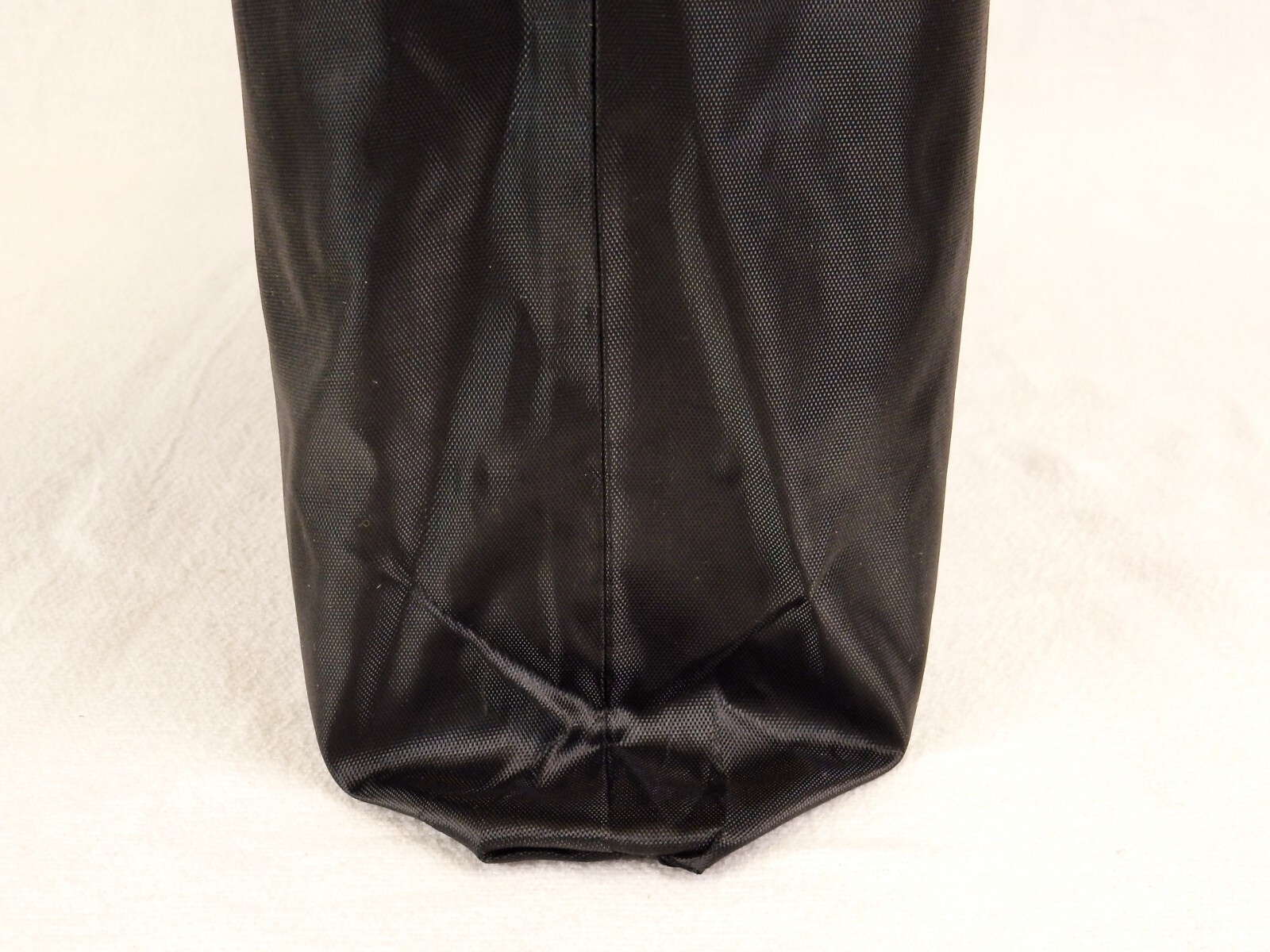 Lightweight Nylon Open Shopping Tote, Solid Black, 16″ x 14″, PLT#21/22/23