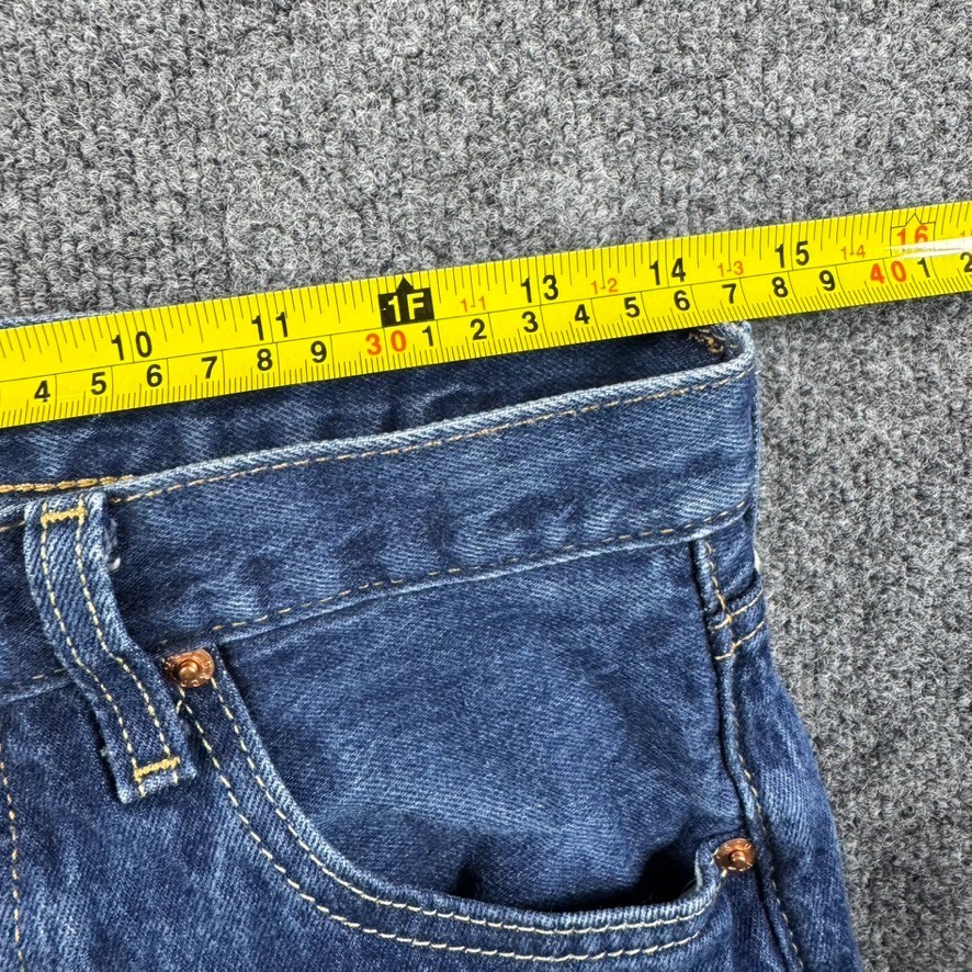 Levi’s Premium 501 ’93 Jeans Mens 29×30 Straight Leg Button Fly Big E Cowboy