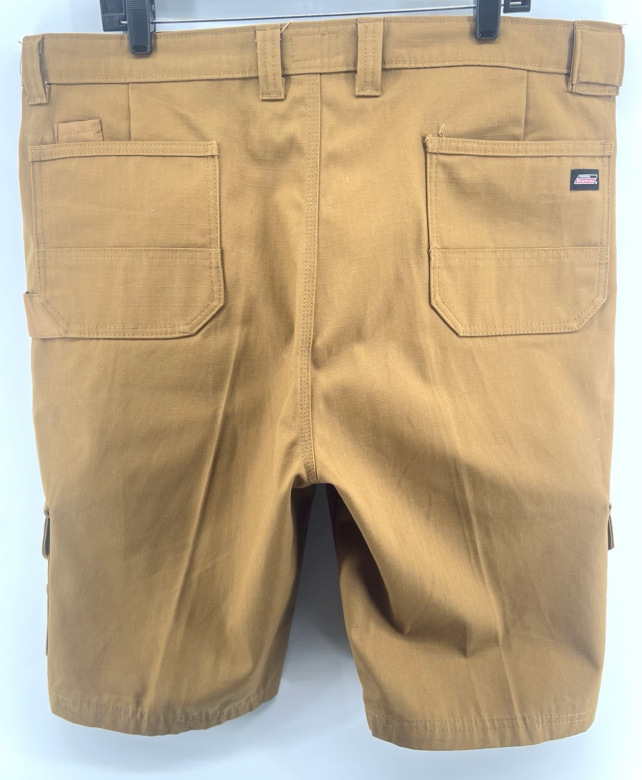 Dickies Ripstop Men’s Shorts Size 40 Ultimate Cargo Shorts Brown Relaxed Fit